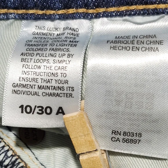 Lucky Brand Women's Straight Leg Sweet Jeans Size 10 - Picture 7 of 12